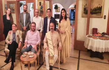  Amb. Abhishek Singh attended the Iftar dinner hosted by Mr. Kareem Amin, Amb. of Egypt to Venezuela. Amb. conveyed greetings for the Holy Month of Ramadan.